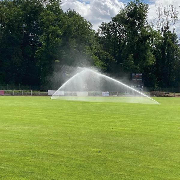 Création d’un arrosage automatique au stade de Migennes
