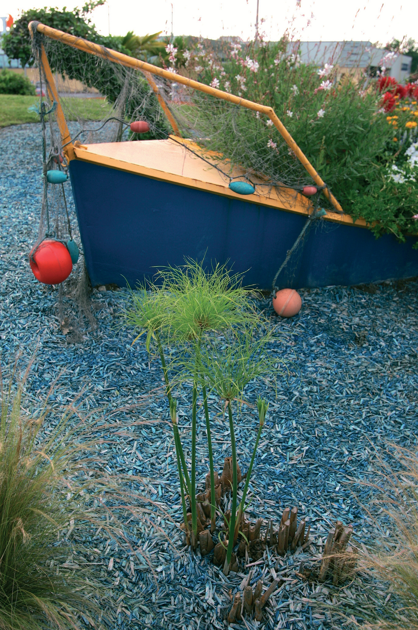 Des paillages décoratifs