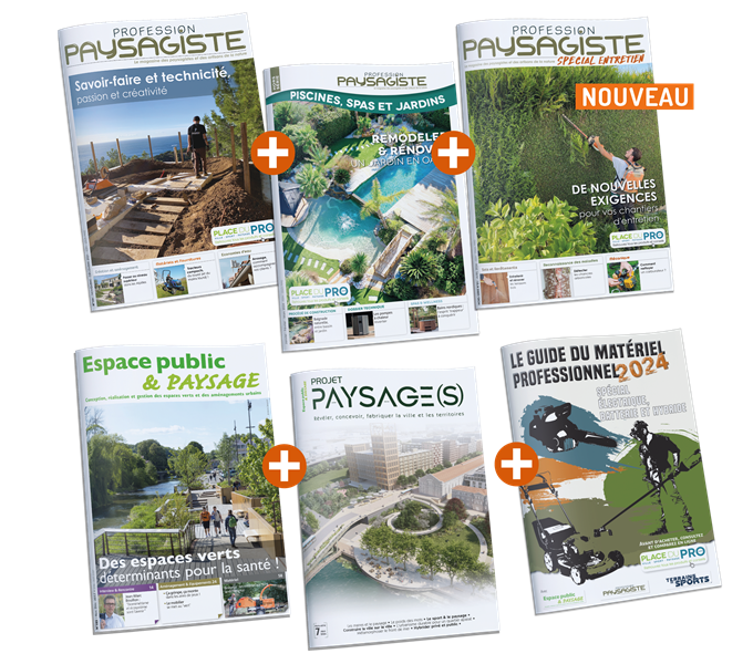 Abonnement duo Profession Paysagiste + Espace public & PAYSAGE